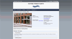 Desktop Screenshot of centrestreetloftshoa.com